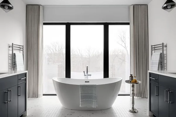 bathroom with focus on bath tub