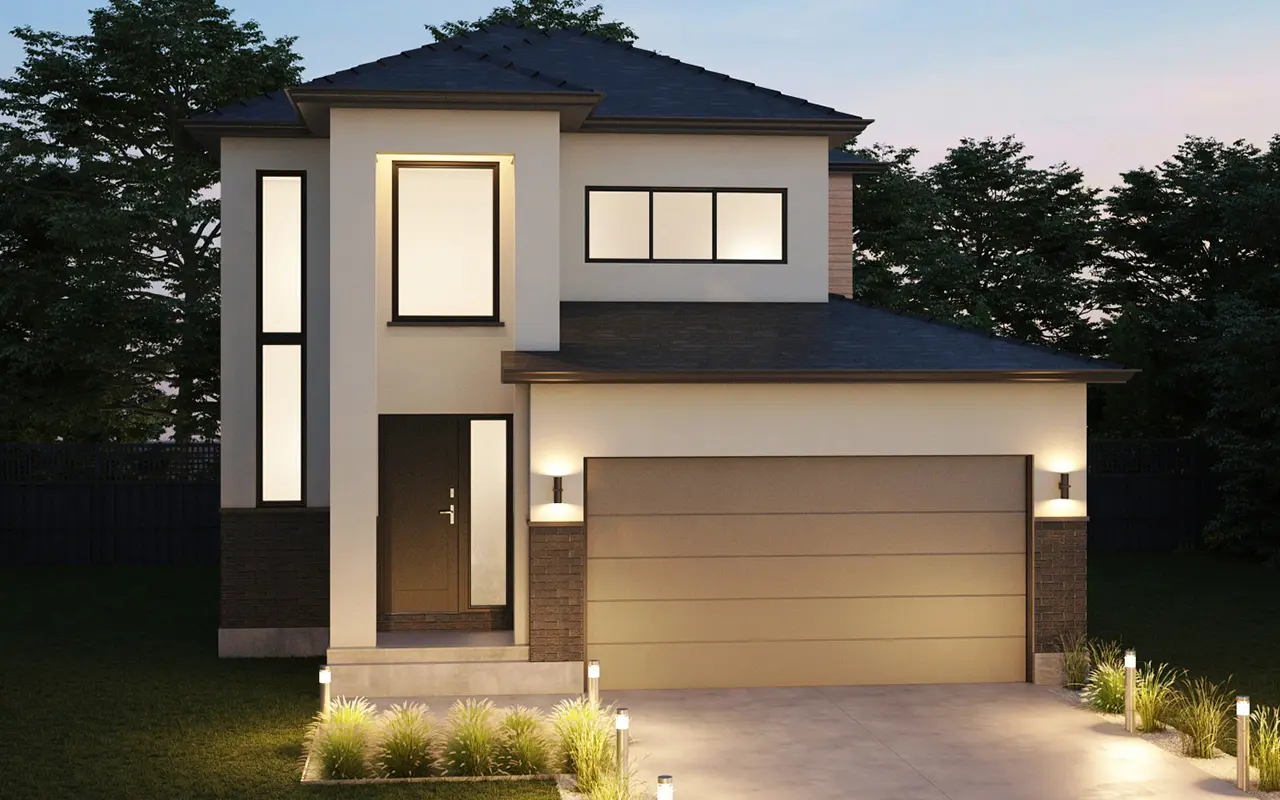 willow home model from outside